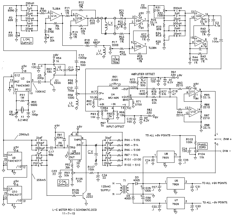Inductance and Capacitance Meter Adapter