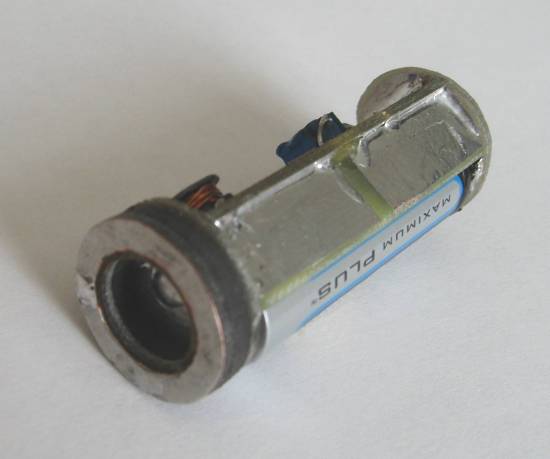 Replacement battery holder