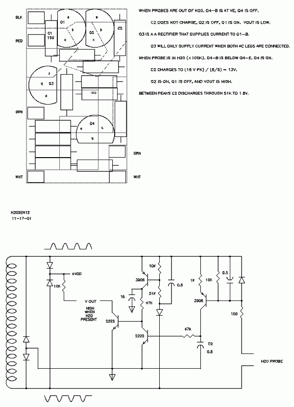 Max Level Sensor Schematic Diagram