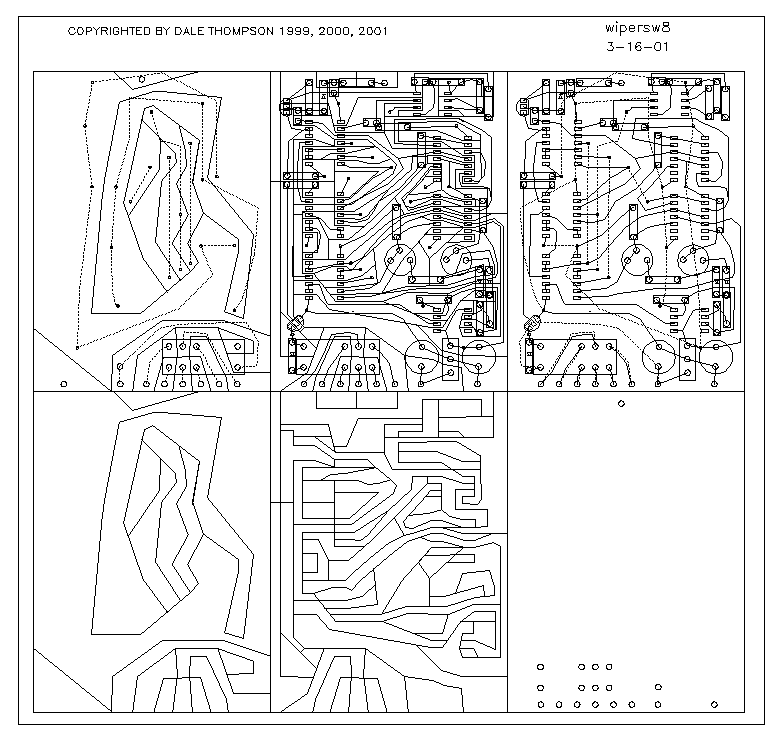 Circuit board layout diagram